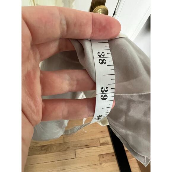 NEW Ann Taylor Loft Women's 6 Floral Cotton Midi Dress White Gray Babydoll Tank - Picture 10 of 16